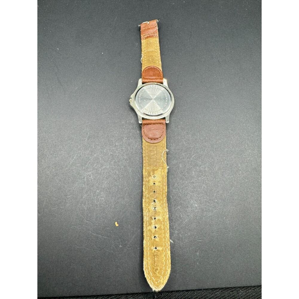 Vintage Men's Silver Tone Puritan 24 Hours Military PUR60562W Date Watch WR 100F - Picture 5 of 8